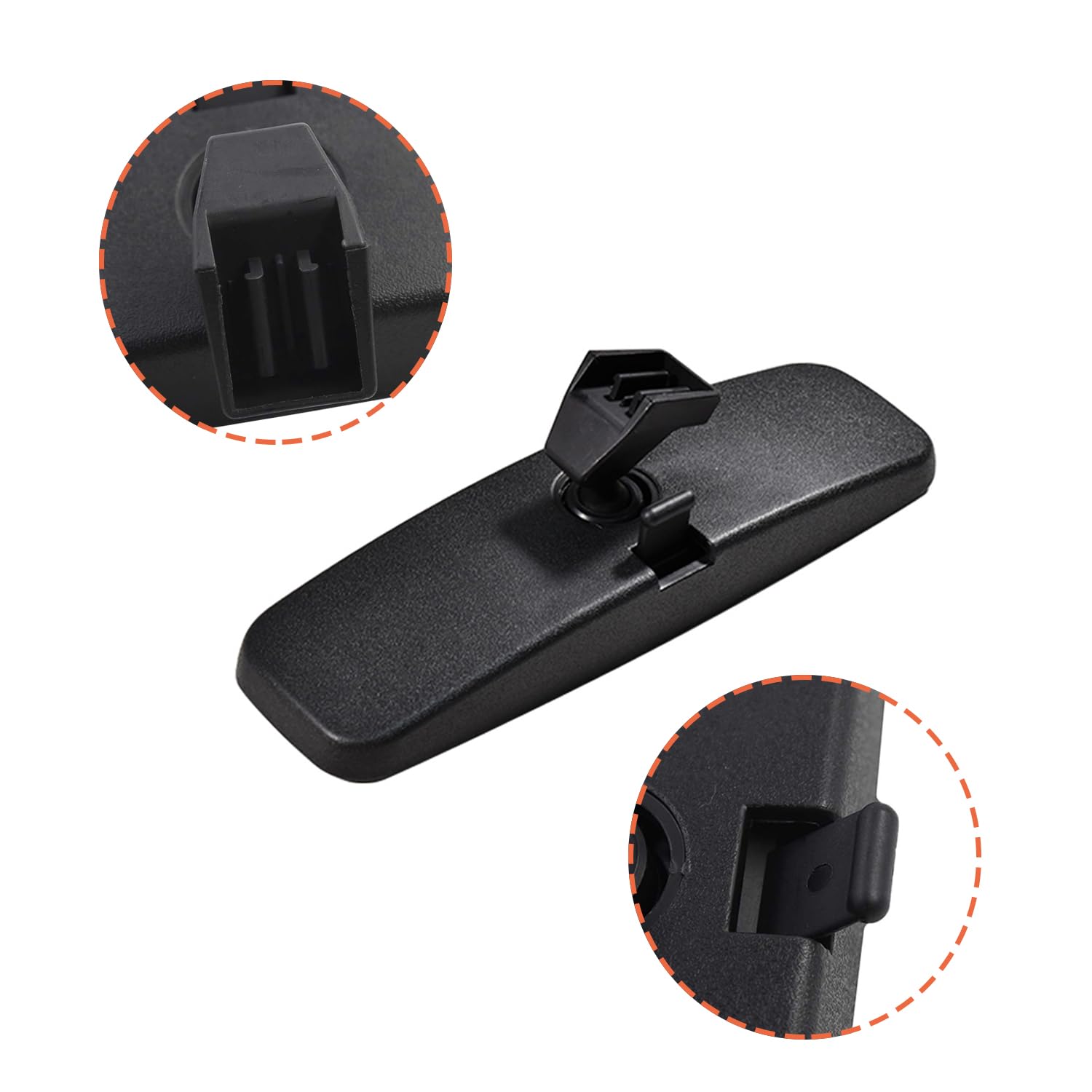 Specchietto Retrovisore Auto Interno Compatibile con Citroen C1 107 108 Aygo 814842
