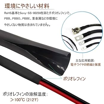 熱収縮チューブ PE材質 絶縁チューブ 防水 シュリンクチューブ 熱収縮チューブ 328ピースセット 赤 青 黄 黒 絶縁チューブ 防水