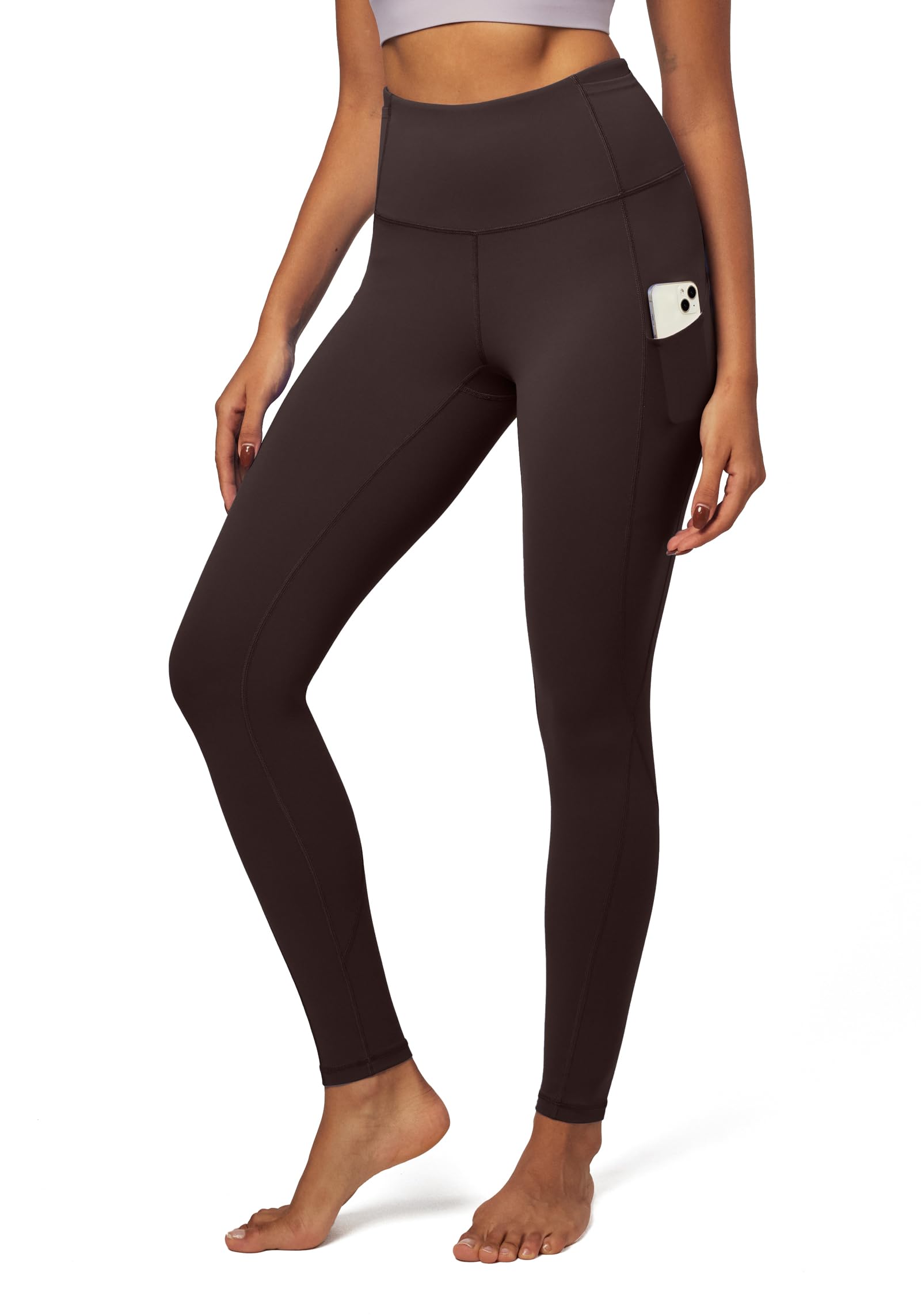 IUGA Leggings with Pockets for Women High Waisted Yoga Pants Women Tummy Control Workout Compression Running Leggings