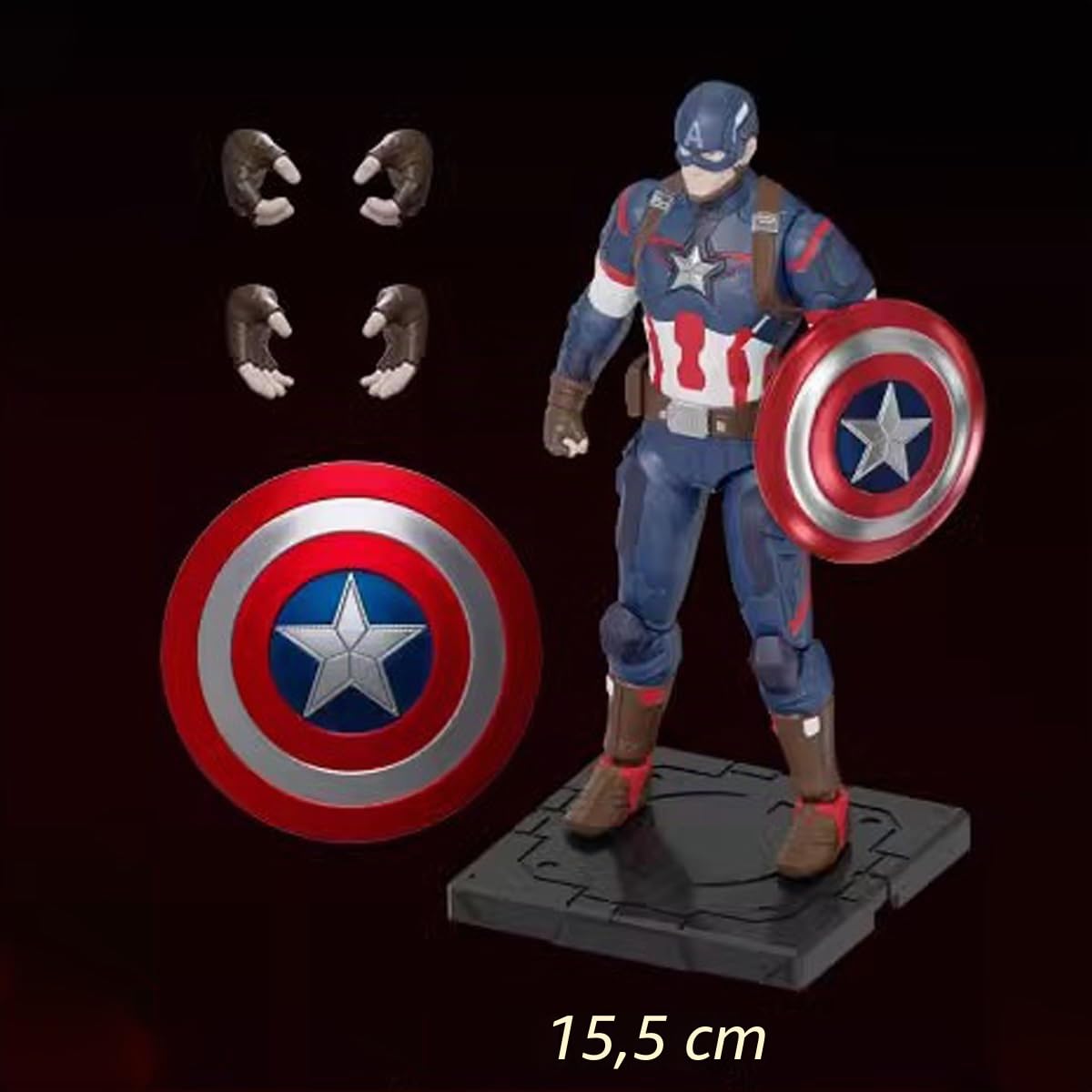HiPlay Fondjoy 1/12 Scale Infinity Saga America Cap. MV24105 Assembly Model Kits Comic Series Age 15+