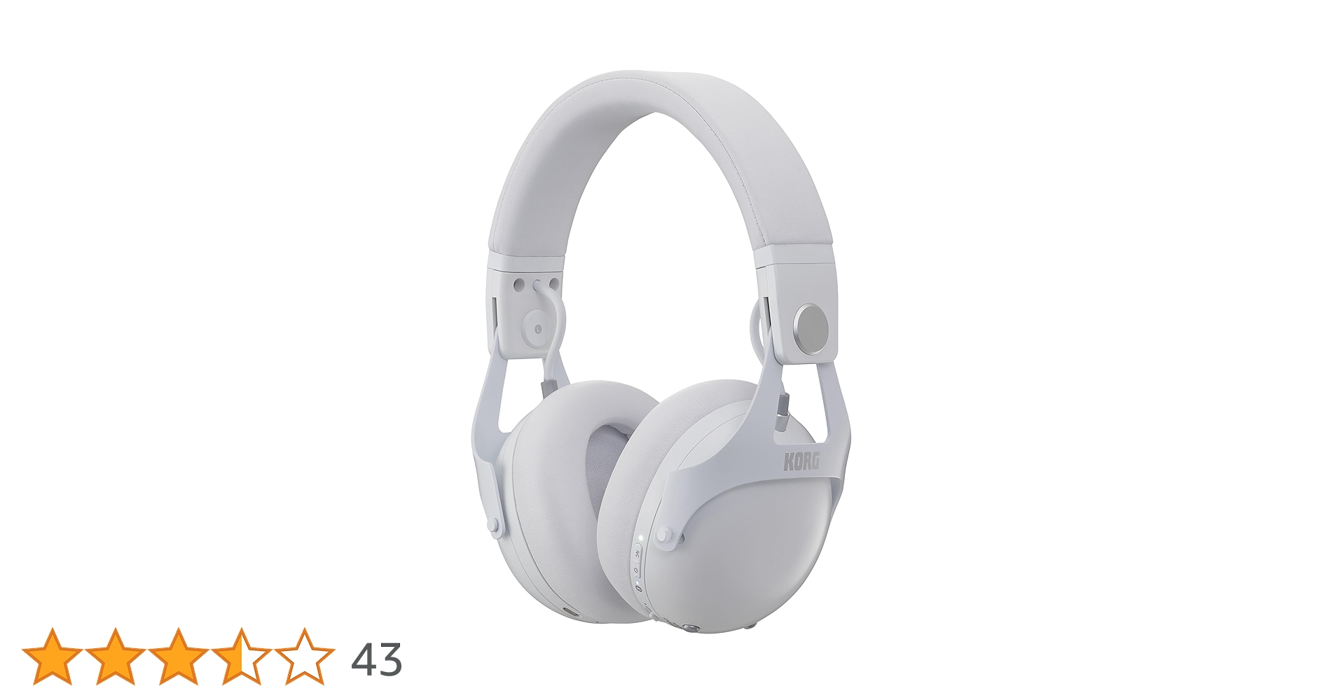 KORG NC-Q1 WH ワイヤレスヘッドホン NC-Q1 - SMART NOISE CANCELLING DJ HEADPHONES | KORG (USA)