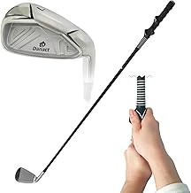 Danact Golf Practice Equipment Swing Swing Practice Swing Equipment Swing Correction Iron Golf Training Equipment Practice Equipment Indoor (Carbon Shaft)