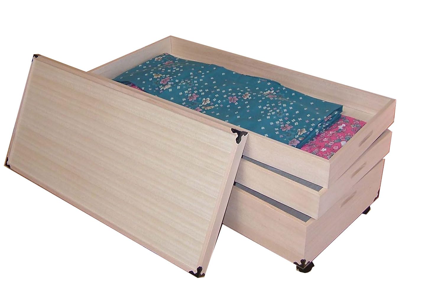 楽天市場】桐 衣装ケース 3段 衣装箱 日本製 セミロング （ 完成品 桐