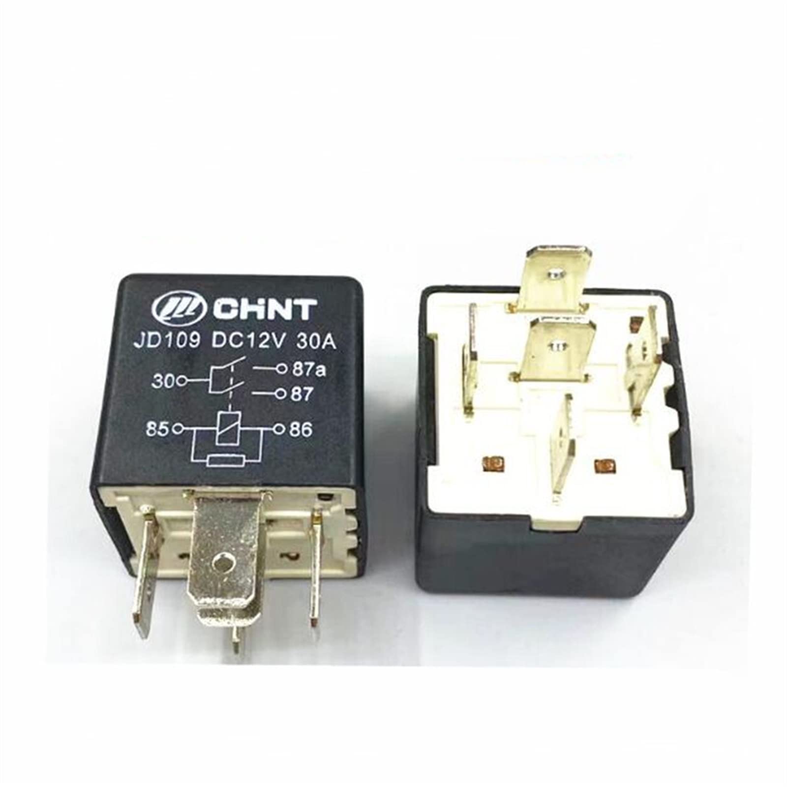 WBNFFUCYU AUTO Relay JD109 12VDC DC12V 12V 30A 5PIN(5PCS)