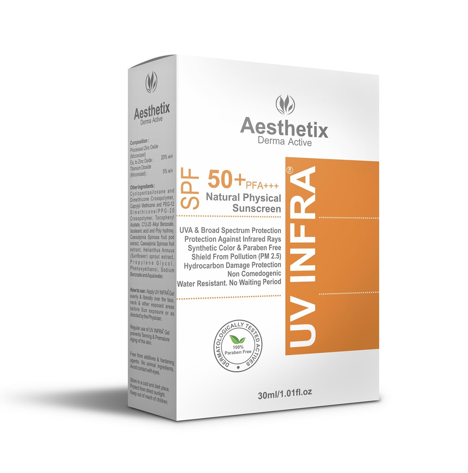 UV INFRA sunscreen Spf50 60ml