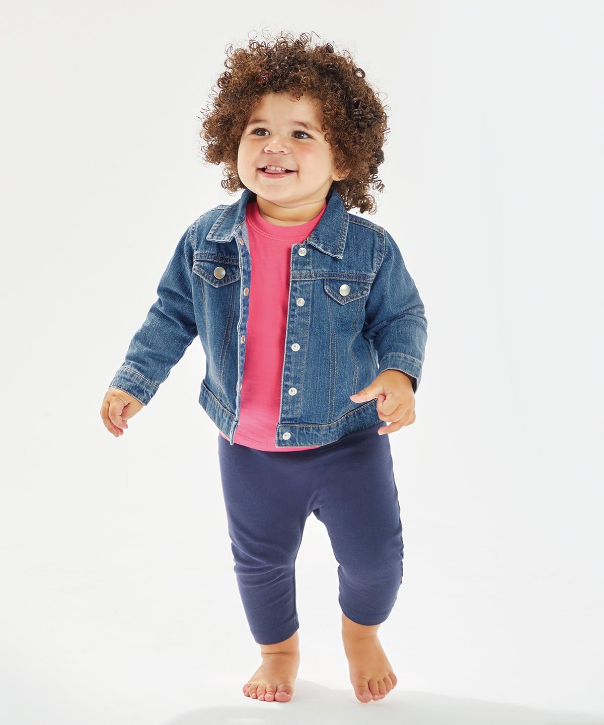 COOZO Neonati Giacca di Jeans Rocks