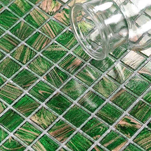 Smafusion 11.5Sqft Green Mosaic Swimming Pool Tile thumb #4