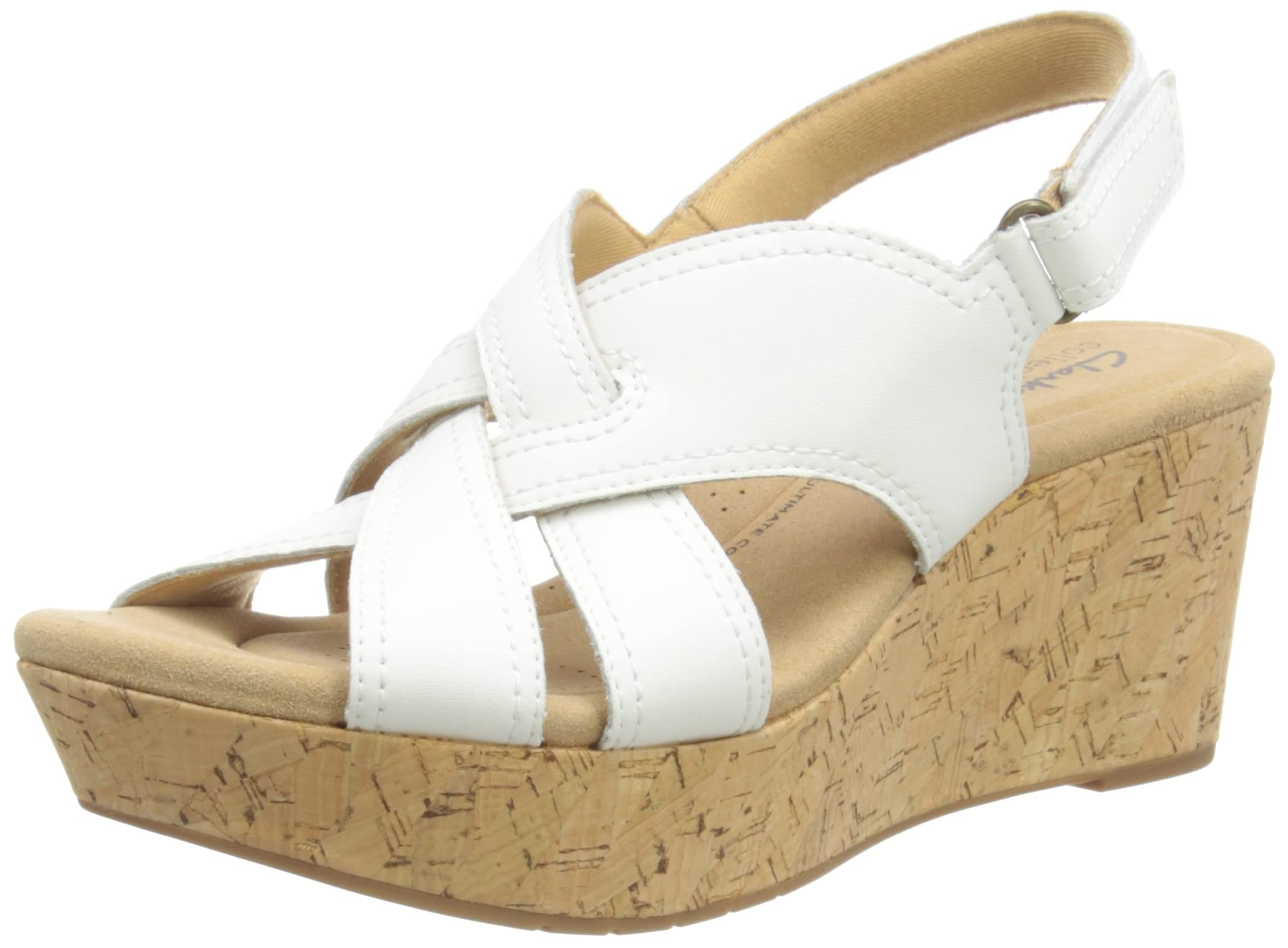 Clarks Women's Rose Erin Sandal, black, 39.5 EU