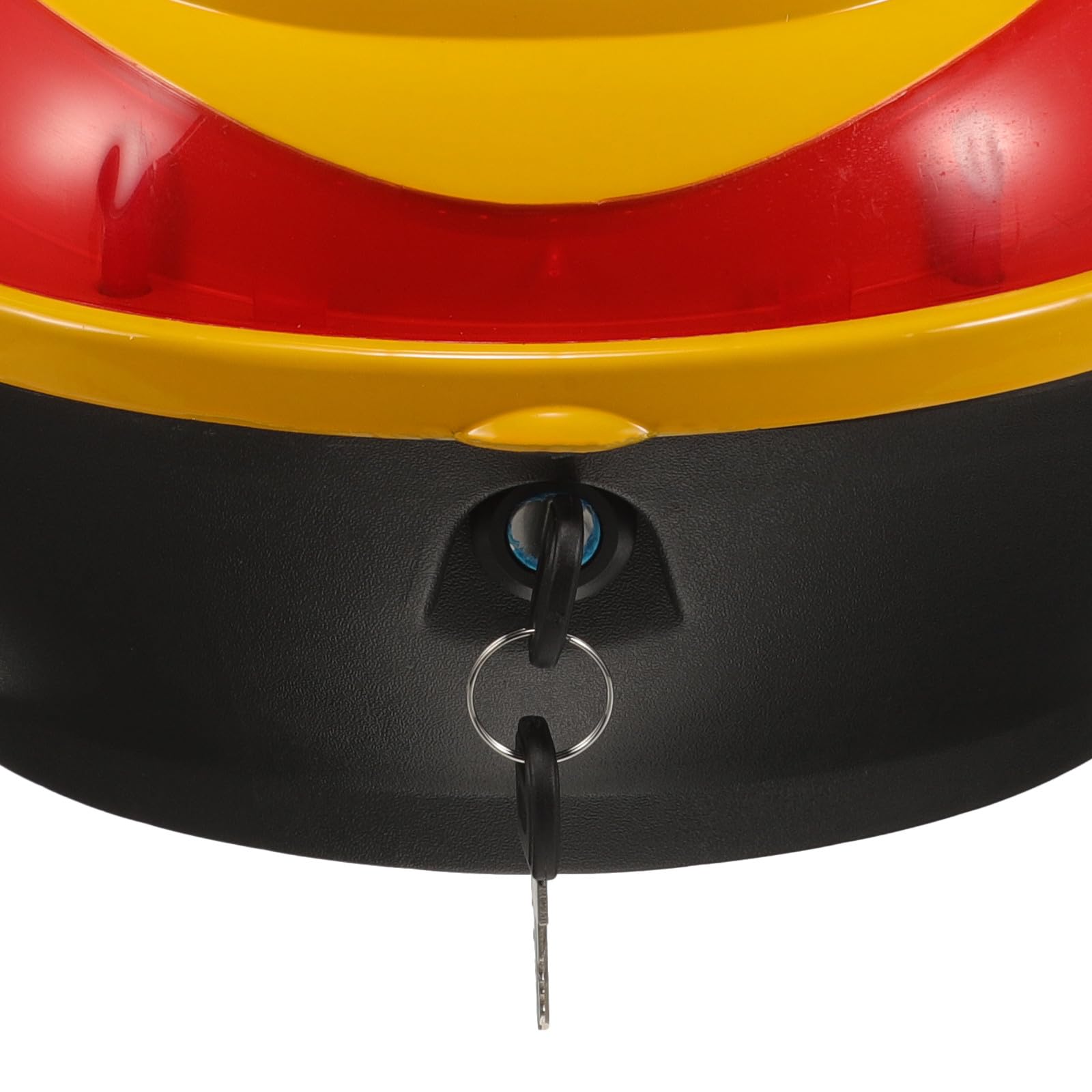 Hemobllo Borsa Posteriore Moto Baule Piccolo in Plastica per Scooter, Box Portaoggetti da Esterno Utilizzo Facile