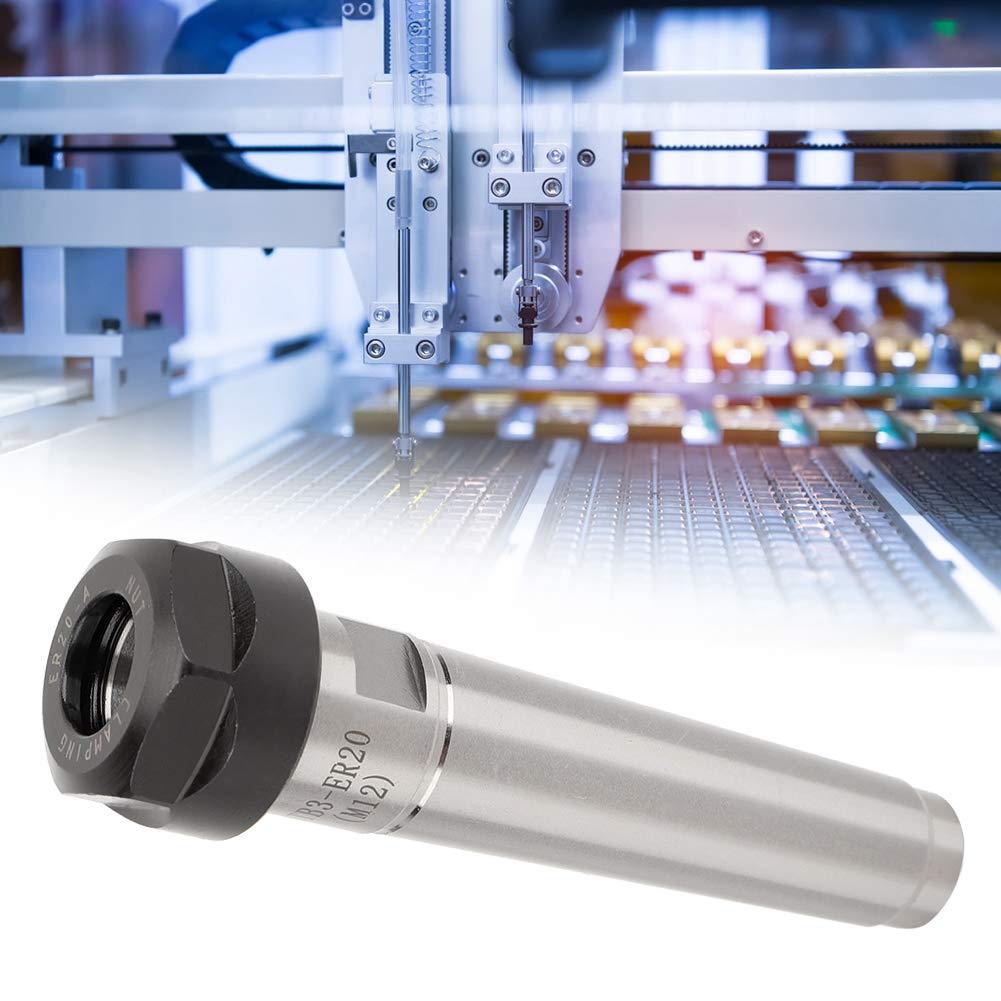 Support De Queue De Mandrin ER MTB3-ER25-M12 - Haute Précision Pour Tours CNC