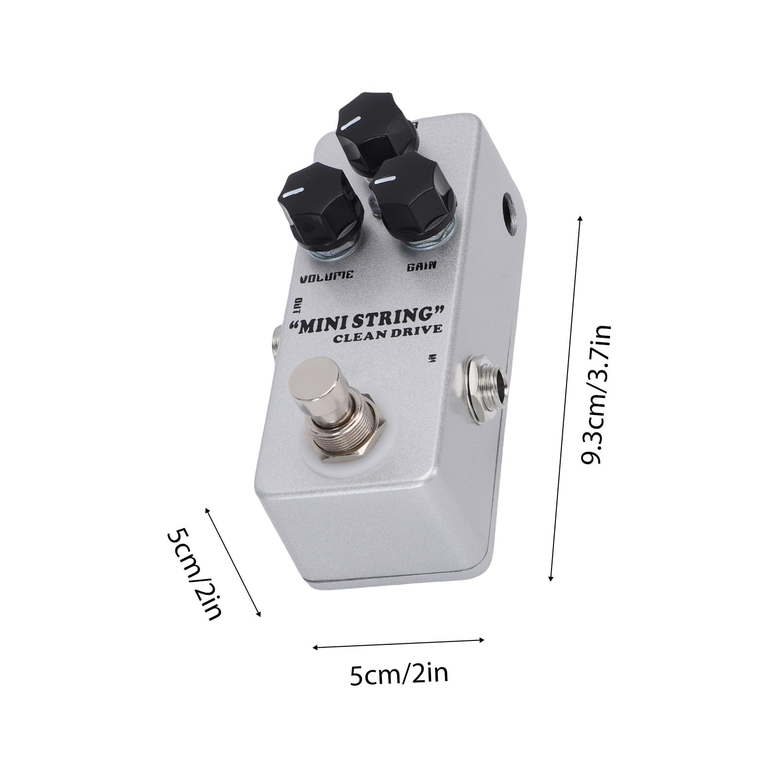 Luocute Pedale per Chitarra, Pedale Effetto Ritardo Compressore Overdrive Boost Analogico con Tono Caldo True Bypass, Effetti per Chitarra Elettrica Dumbles per Amplificatori per
