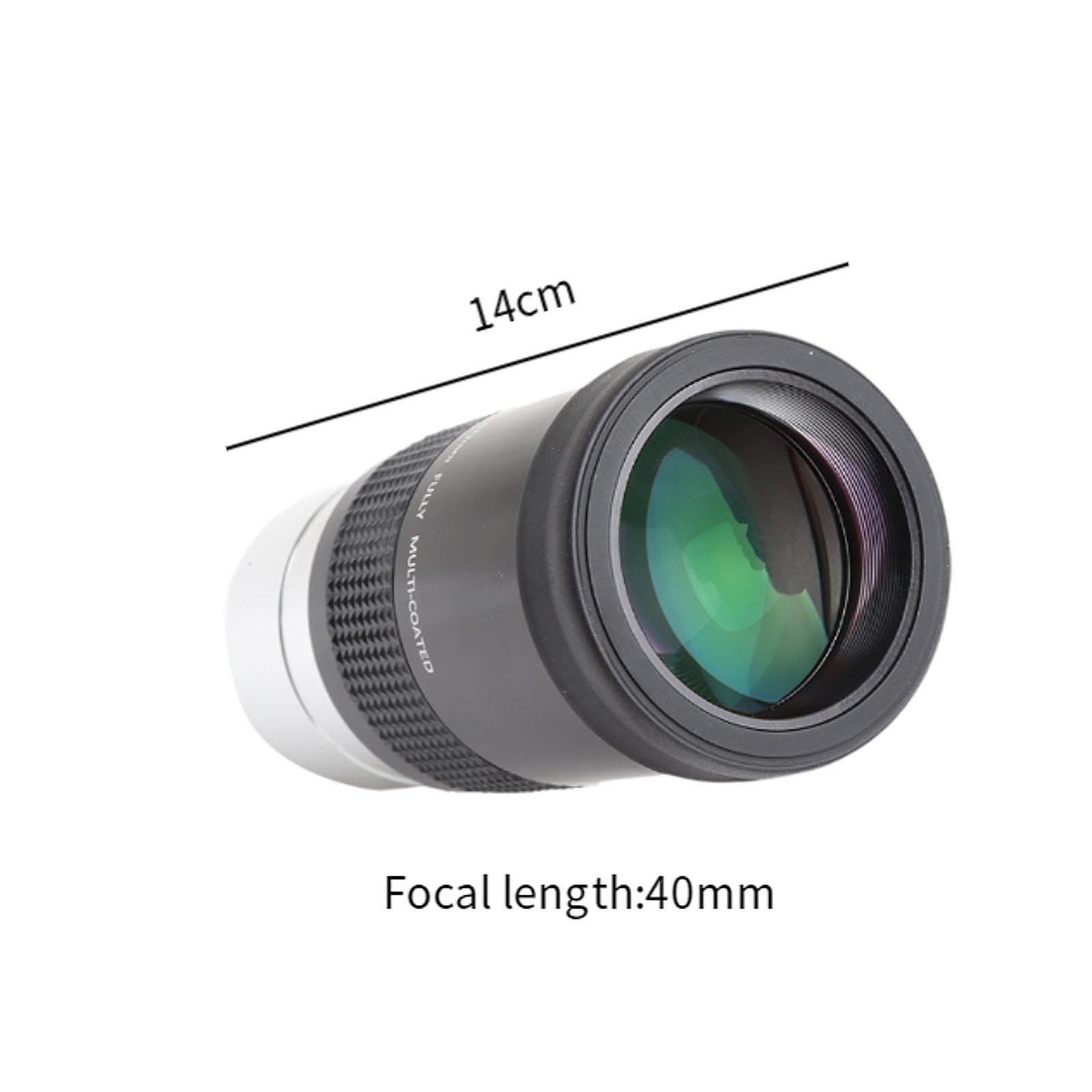 Oculaire de Télescope de 2 Pouces de Qualité Supérieure, Protection Oculaire en Caoutchouc pour Une Expérience Visuelle Améliorée, 40MM