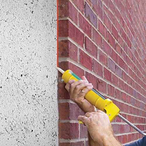 Image of Akfix P635 Construction Sealant (2x10.4 oz.) Gray - Waterproof, Fast Curing, Durable & Paintable Concrete Crack Filler for Garage & Driveway, Wood, Brick and Cement-Based Materials | Gray, 2 Pack