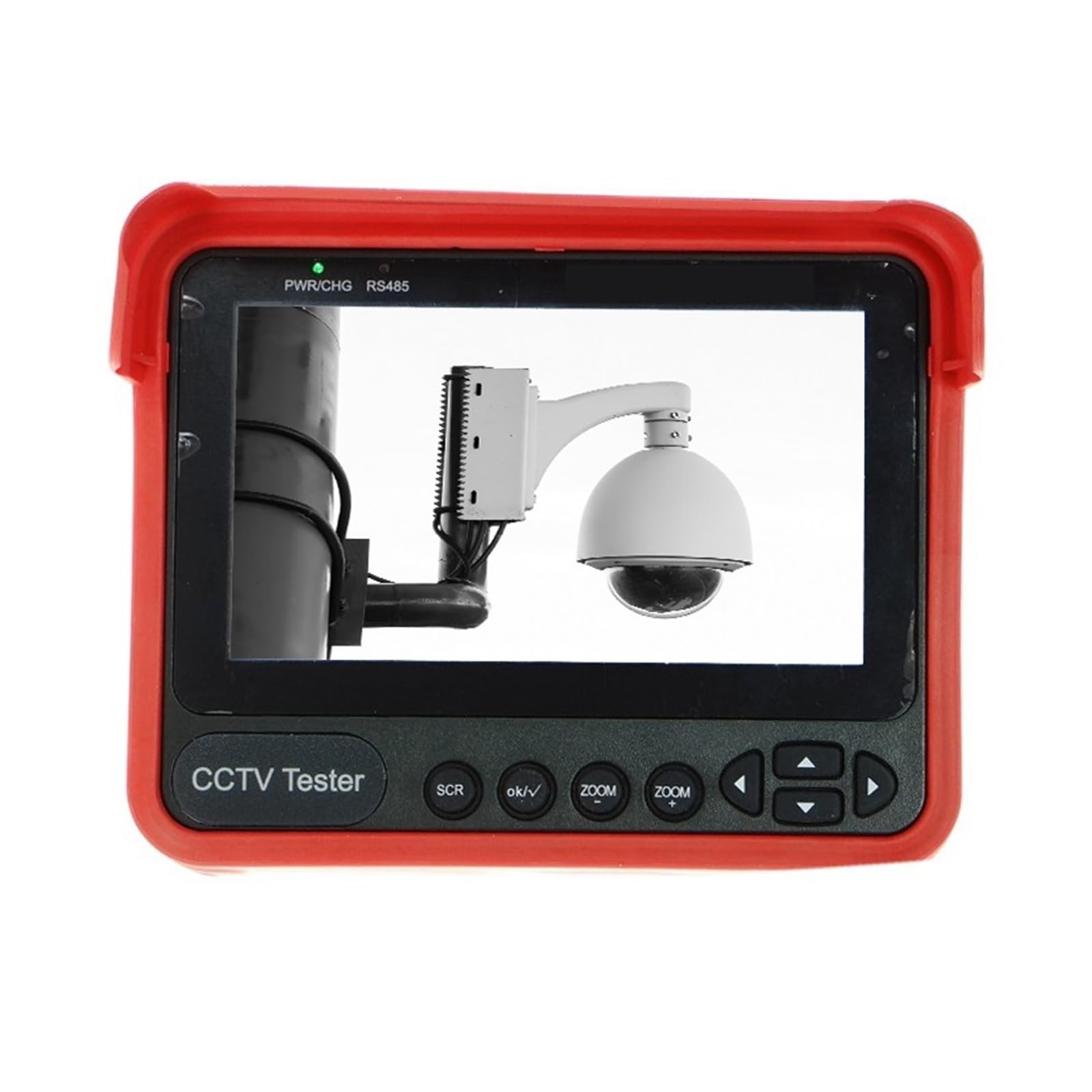 CCTV Tester, 4.3inch CCTV Tester 5MP HD Analog Support CVBS/CVI/TVI/AHD Automatic Adaptation Testing Camera Monitor PTZ