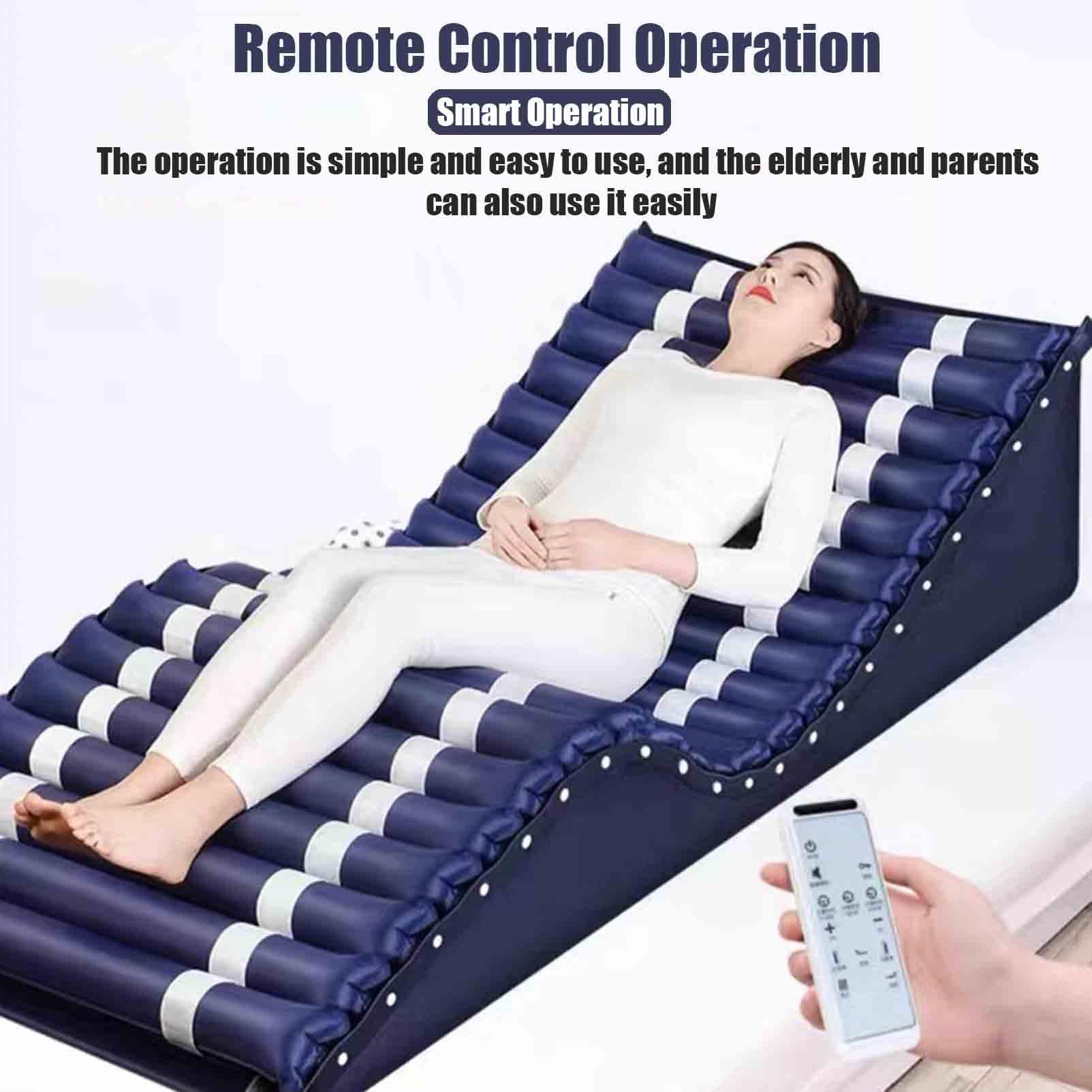 Materasso ad Aria Antidecubito con Pompa Materasso per Letto Ospedaliero con Pompa Elettrica Materasso Gonfiabile In Pvc con Pompa ad Aria,T-04C