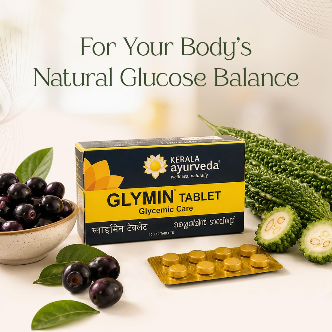 Kerala Ayurveda Glymin Tablet - 100 Tablets