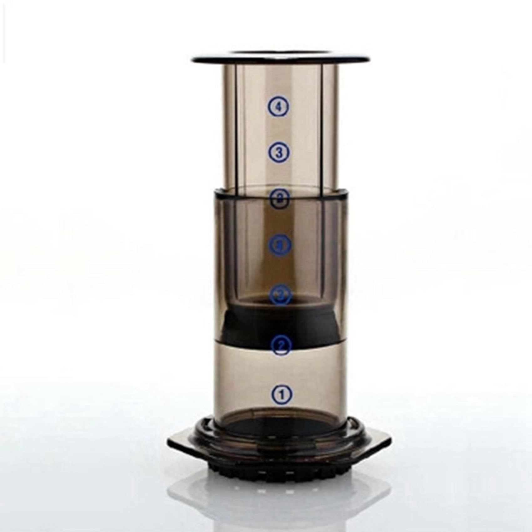 2 cafeteras portátiles para cafeteras francesas, prensadas a mano, filtro antigoteo para oficina, hogar, viajes, campamento, cafetera