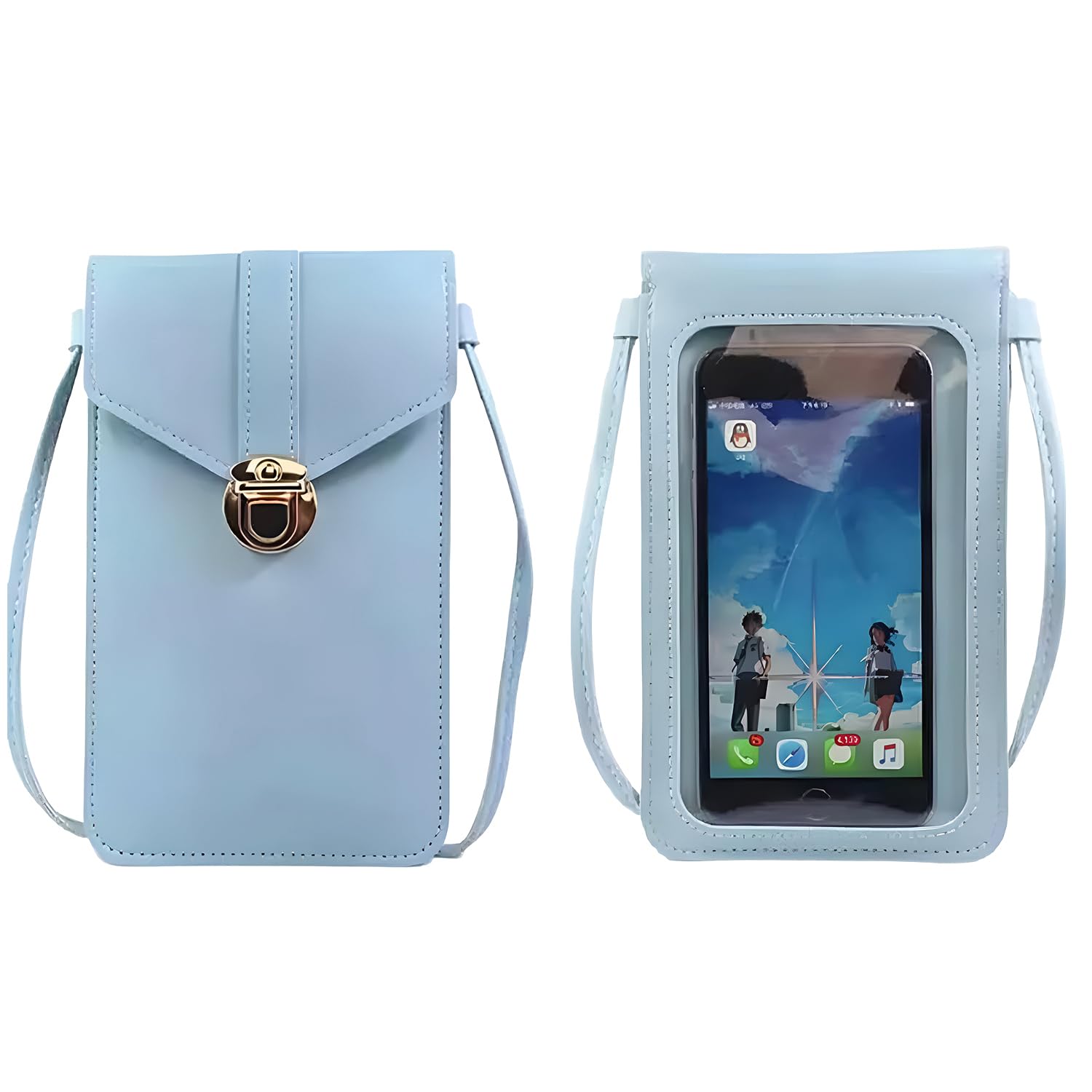 Mobile Bag Cellphone Sling Bag Wallet Handbag Crossbody multi-function Shoulder Bag for Girls & Women-image-8