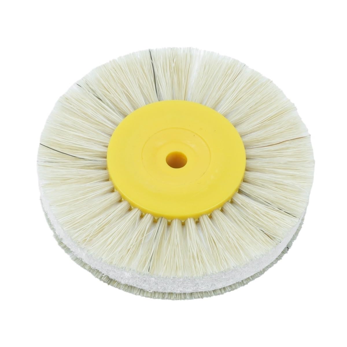 2 cepillos de pulido giratorios de plástico bIanc0 rígido con pestillo, materiales de laboratorio, diámetro 80 mm