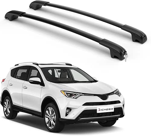 Richeer 220LBS Roof Rack Cross Bars for 2013-2018 RAV4 with