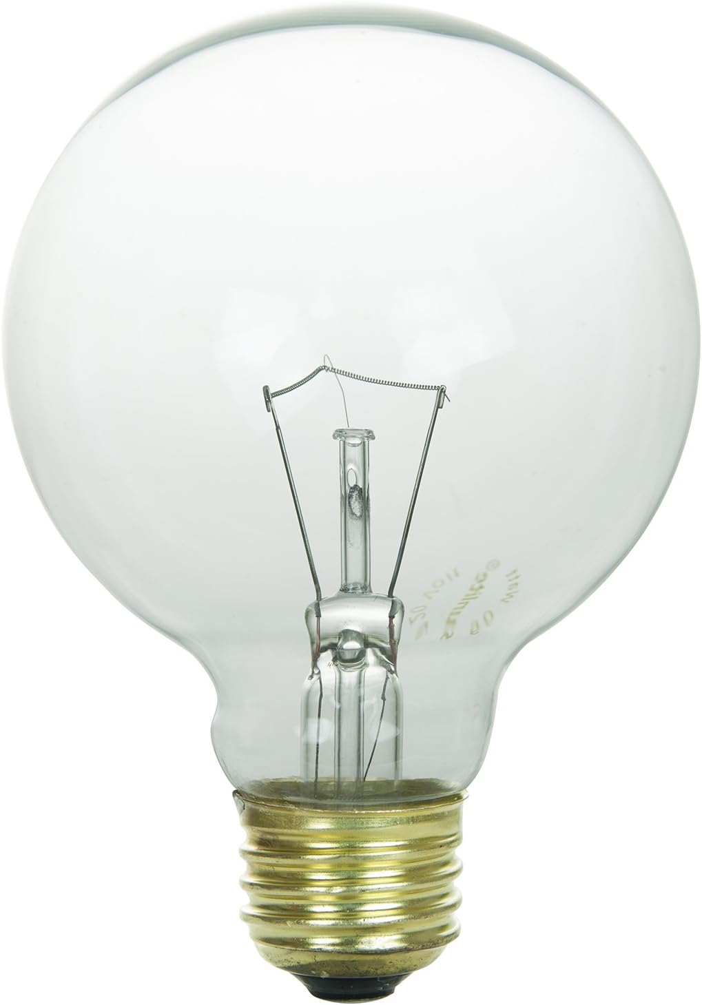 Sunlite 60G25/CL Incandescent 60Watt, Medium Based, G25 Globe Bulb