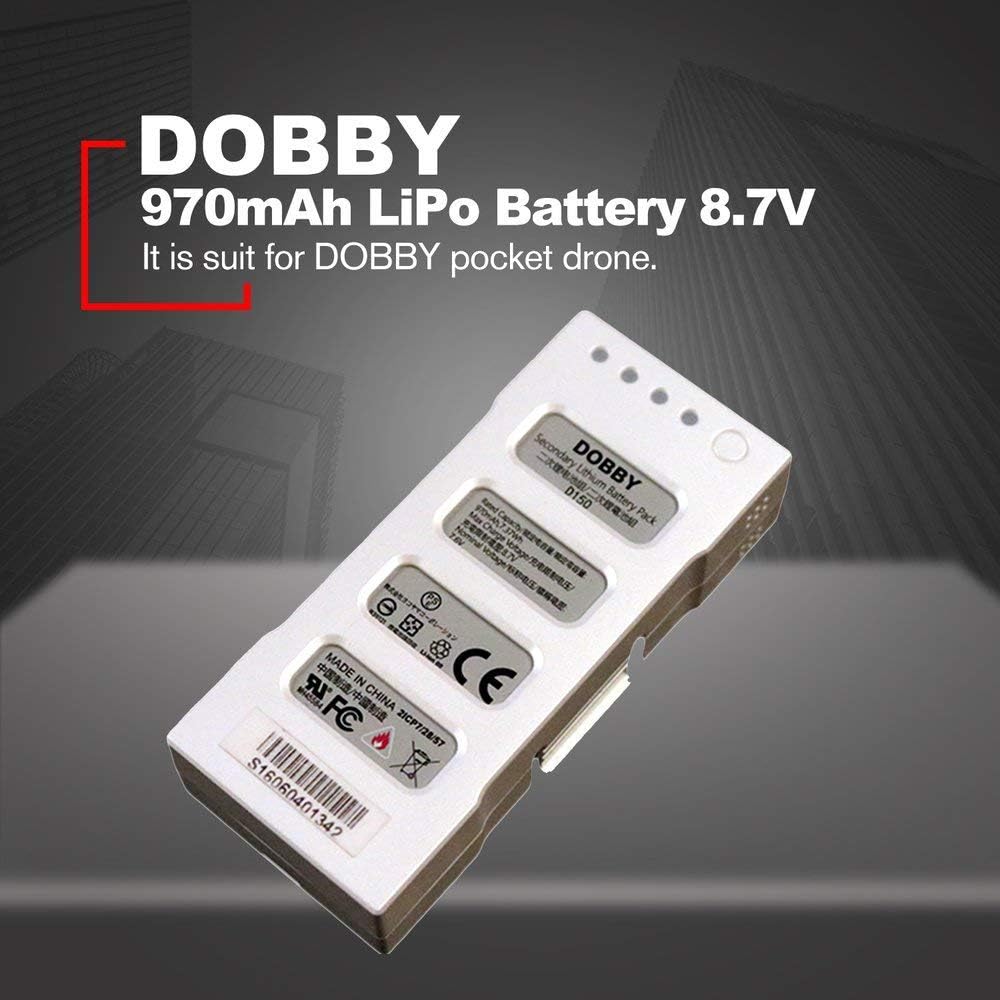 YUNIQUE UK 1 Piece ZEROTECH 970mAh/7.37Wh Smart Battery Designed for Dobby 150 Aircraft Flying Device Secondary Lithium Battery Pack
