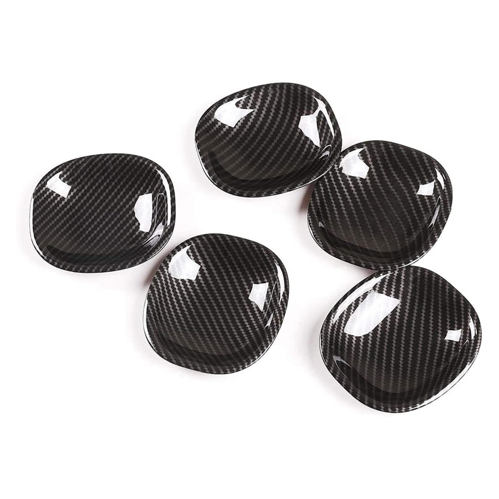 Qibbei One Color Car Accessories Exterior Door Side Handle Bowl Cup Cover Trim 5 Pack For Benz G Class W463 2019 2020