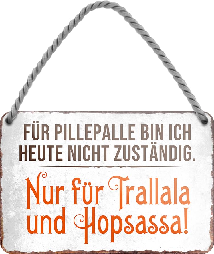 schilderkreis24 - Blechschild 18×12 cm – witzige & freche Sprüche –...