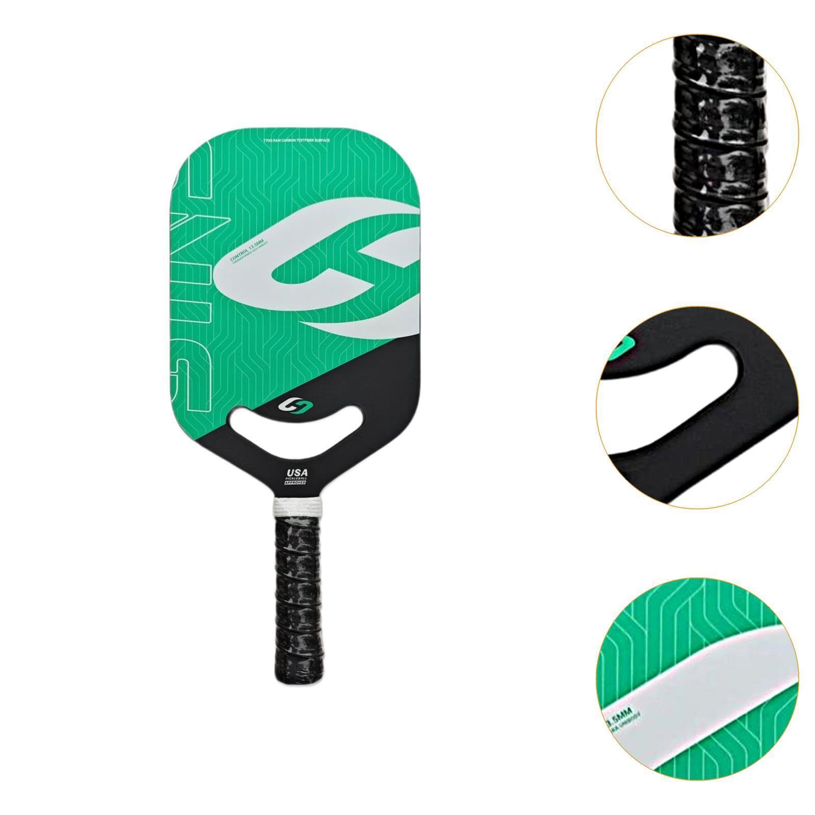 Incredibile funzionalità della Racchetta da Pickleball. Racchetta | in fibra di carbonio. Ottimale per comfort e controllo. da pickleball per uomini, donne, bambini, adulti, principianti.