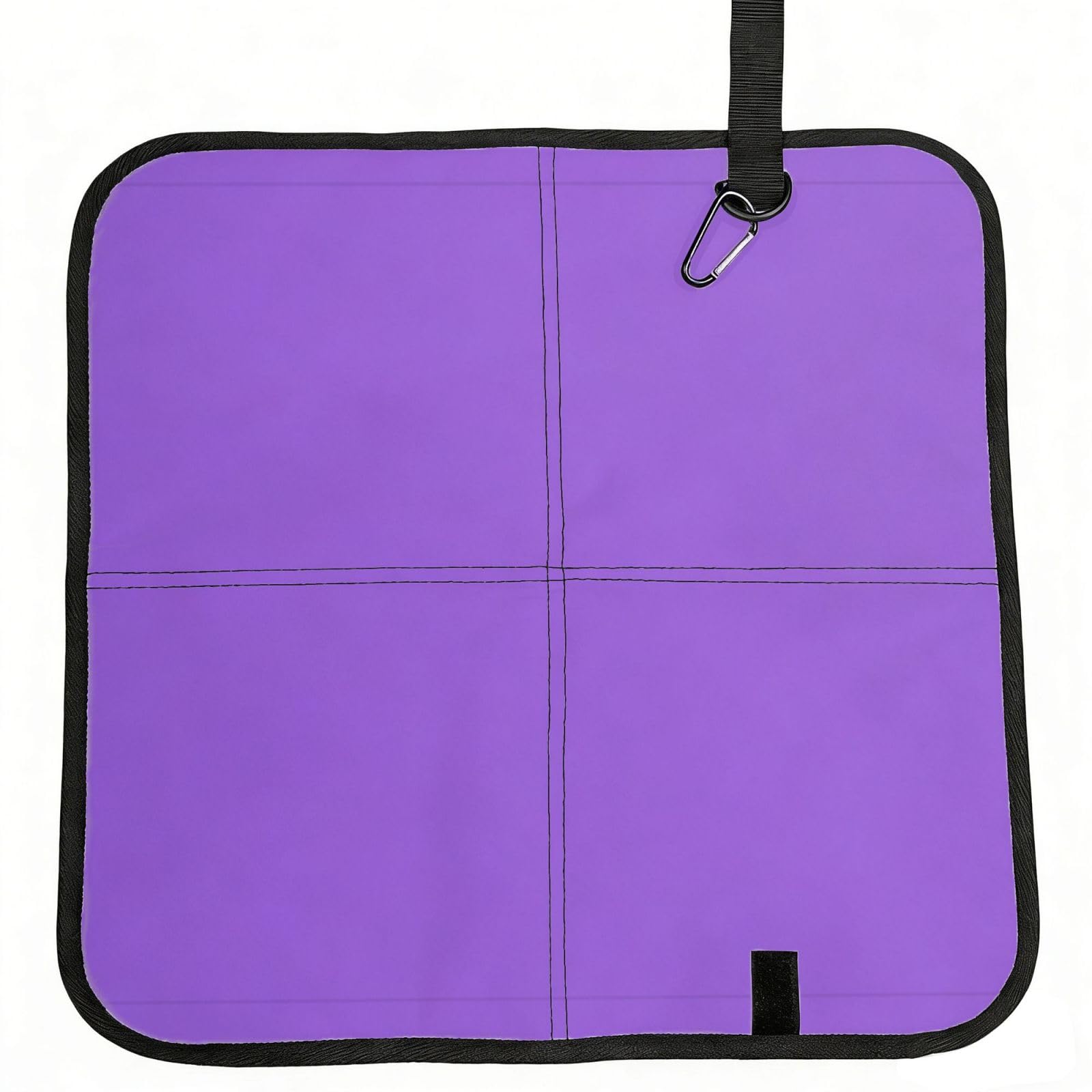 DUYIOKH Purple Print Foldable Portable Seat Cushion for World Cup Games, Camping and Outdoor Activities