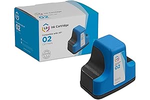 LD Products Remanufactured HP 02 Ink Cartridges for HP Printers