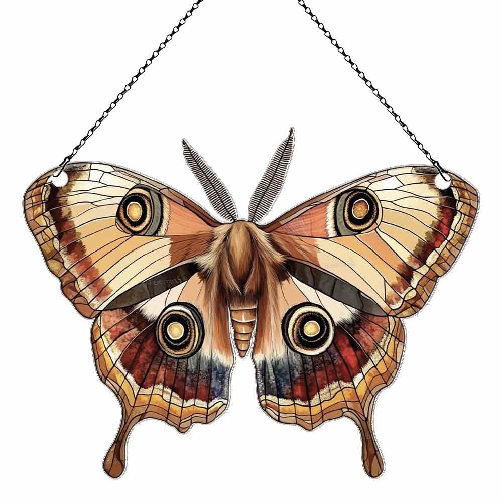 Silk Moth Acrylic Ornament Gift for Silk Moth Lovers Christmas Decor