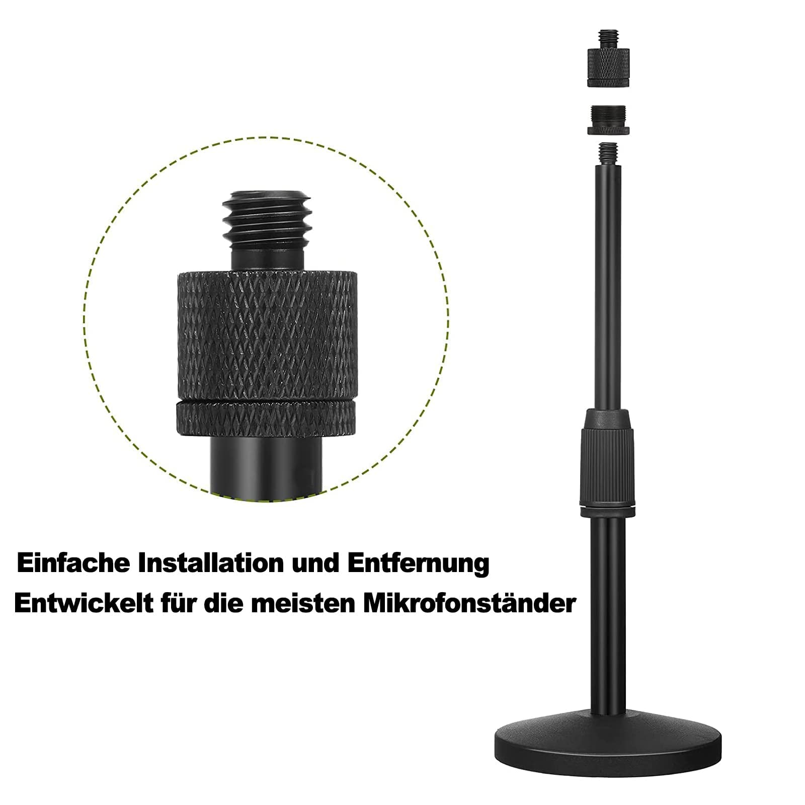 Adattatore Filettatura Treppiede - Acciaio Inox, Da 1/4"-20 Maschio A 3/8"-16 Femmina, Per Fotocamere - Foto 11