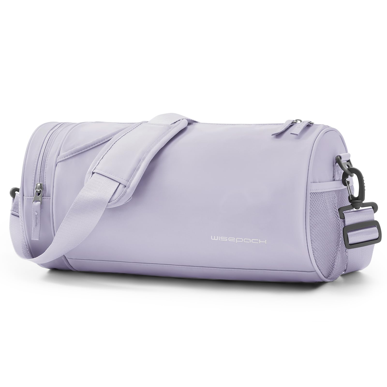 SZSYCN Bolsa de Lona de Gimnasio para Hombres y Mujeres Fitness Holdall Barrel Bolsas de Deporte Natación Tenis Equipaje Weekender Bolsas secas y húmedas,Morado
