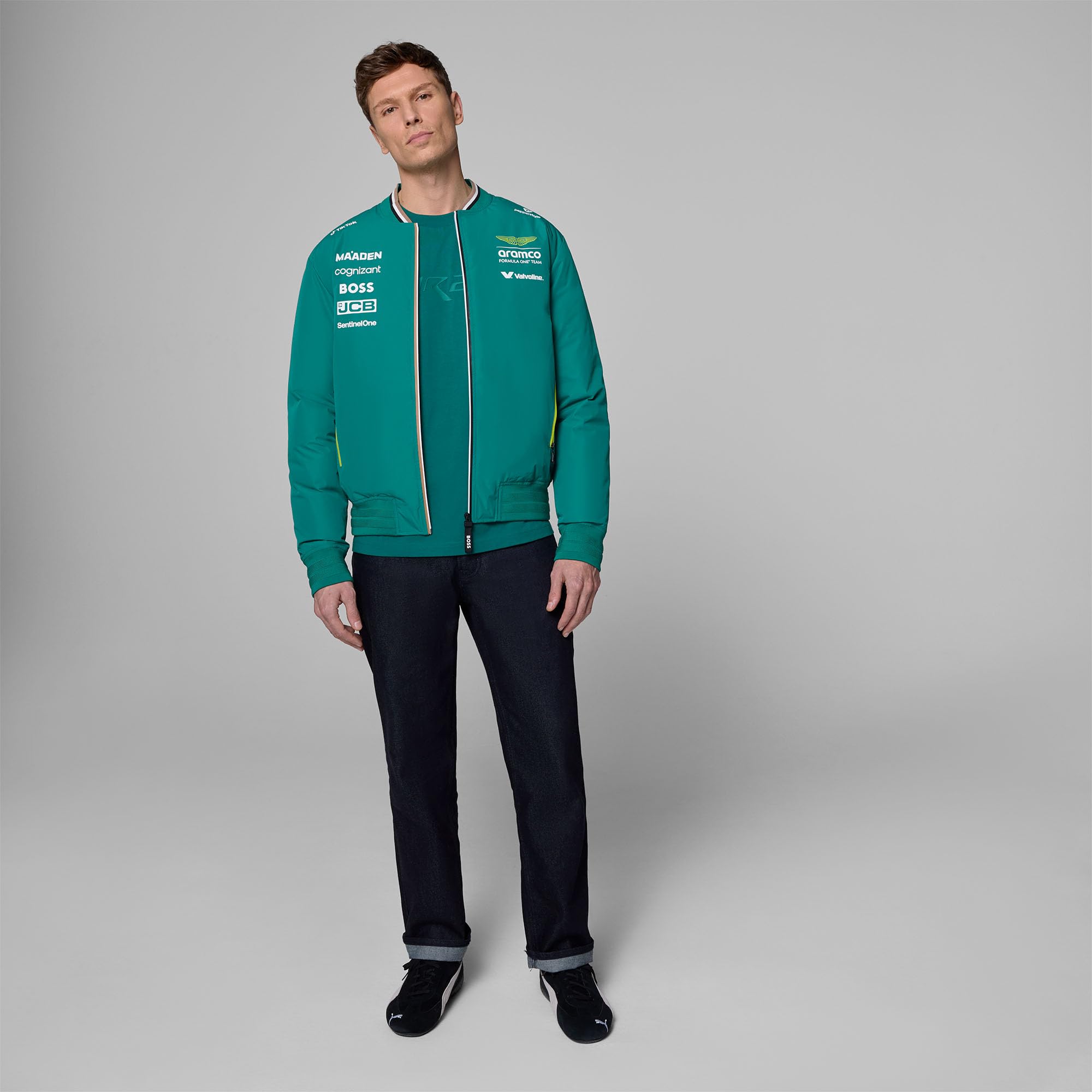 Aston Martin F1 2025 Chaqueta Bomber del Equipo