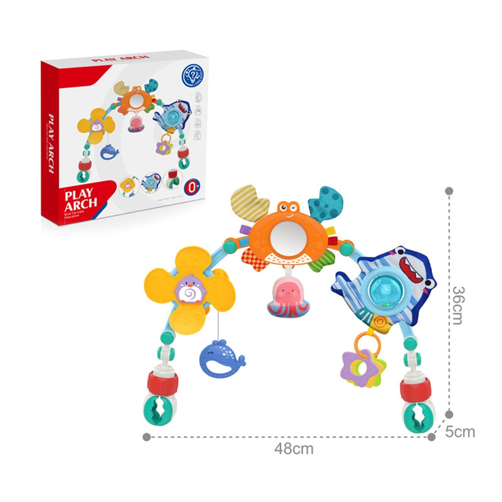 Arch Toys Arch Crib Toy Adjustable Hochet Toy Crib Mobile for Crib