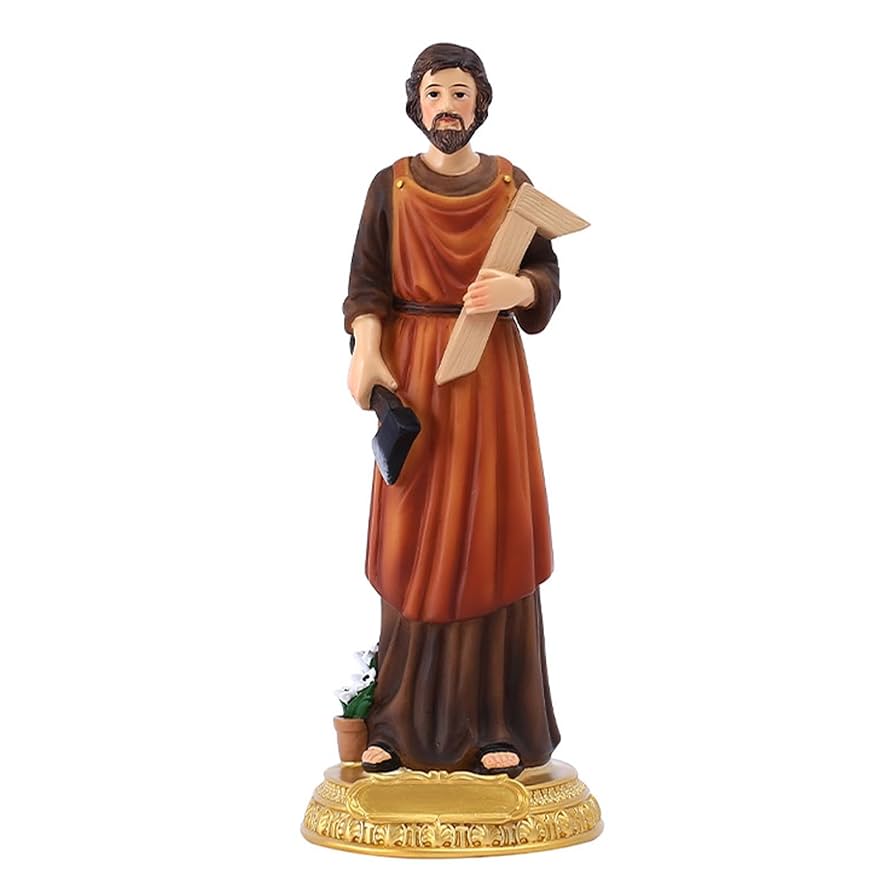 Amazon.co.jp: 聖ヨセフの置物、聖ヨセフ像、聖ヨセフホーム