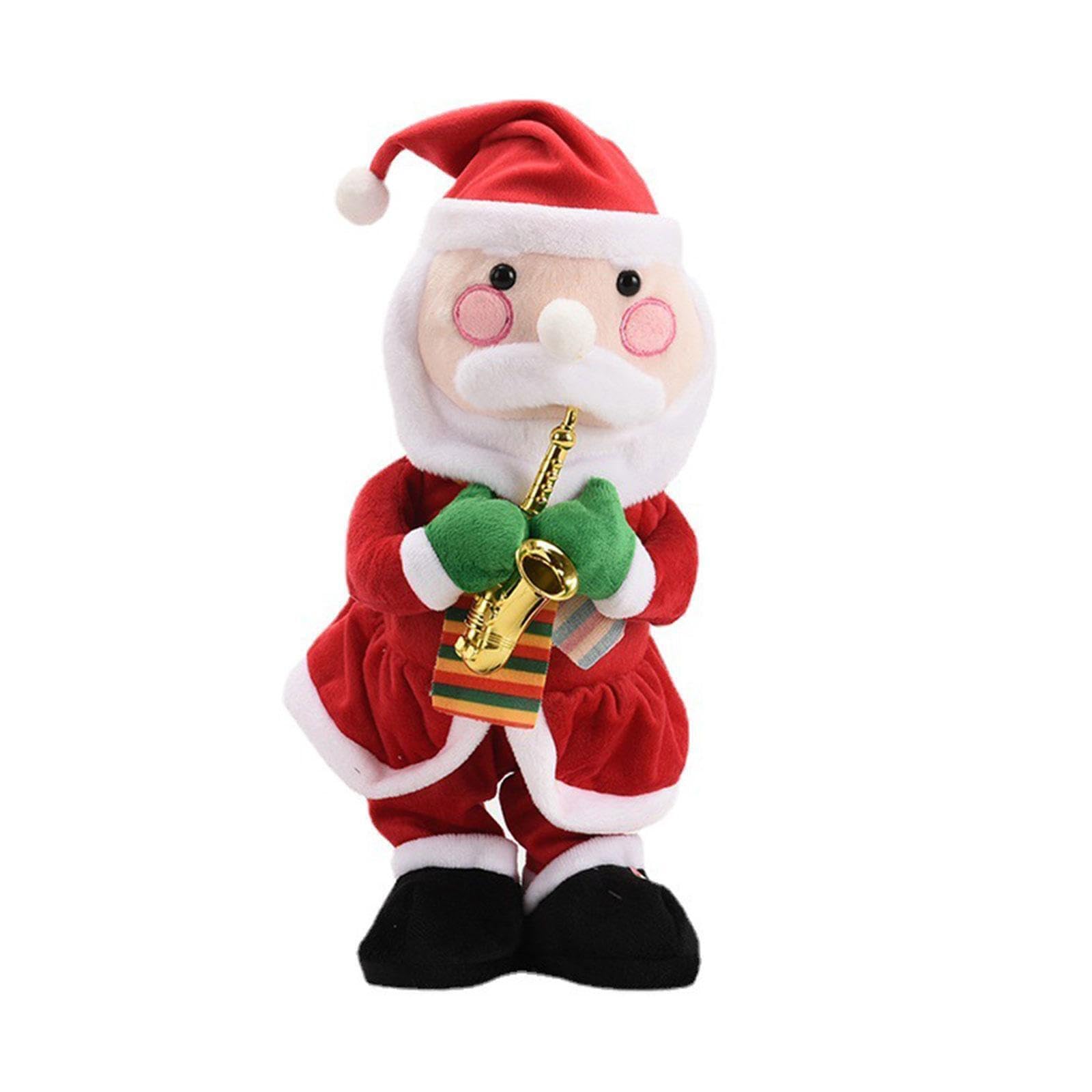 BrainGiggles Musical Dancing Santa Plush- Christmas Decorations for Home | Dancing & Singing Santa Toy – Christmas Gifts for Kids – Musical Christmas Decorations