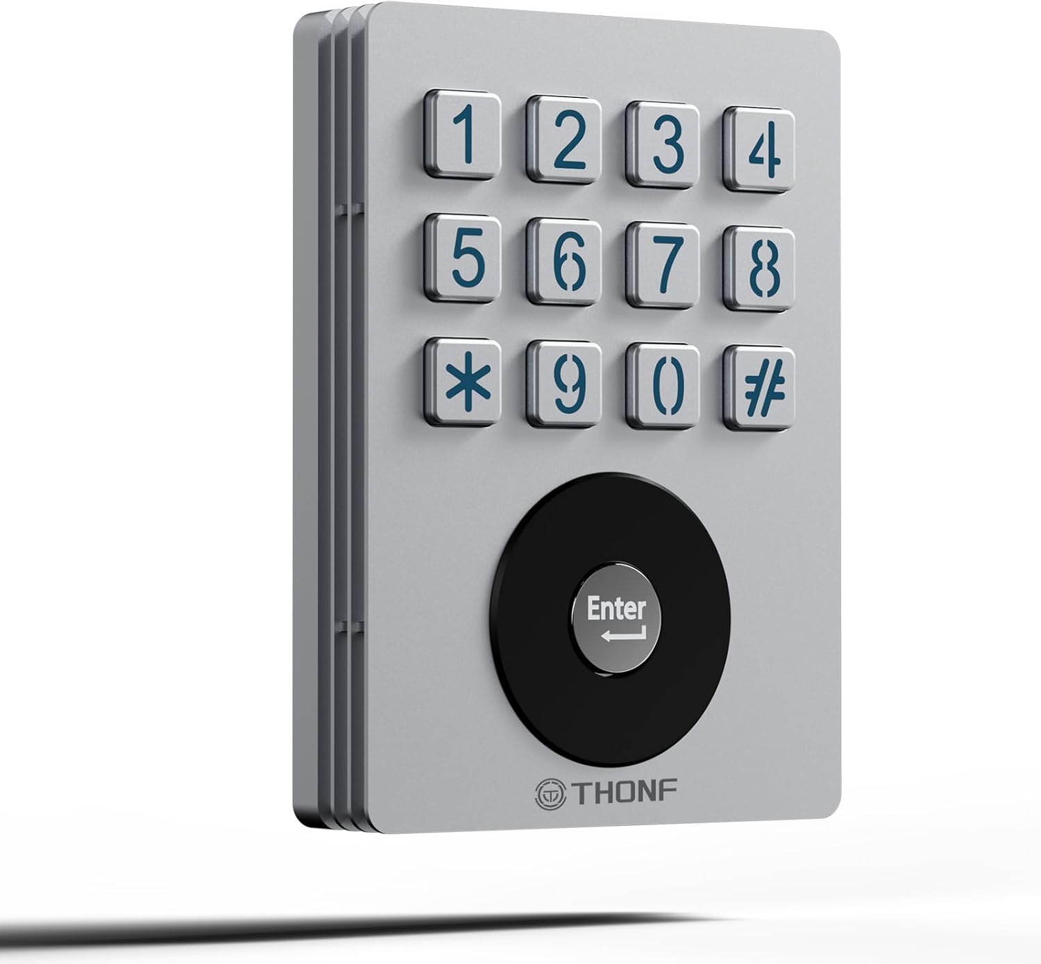 Garage Door Opener Keypad for LiftMaster Chamberlain Genie Craftsman Linear Wayne Dalton Openers Produced, Metal Case Keyless Garage Door Access System (Square)