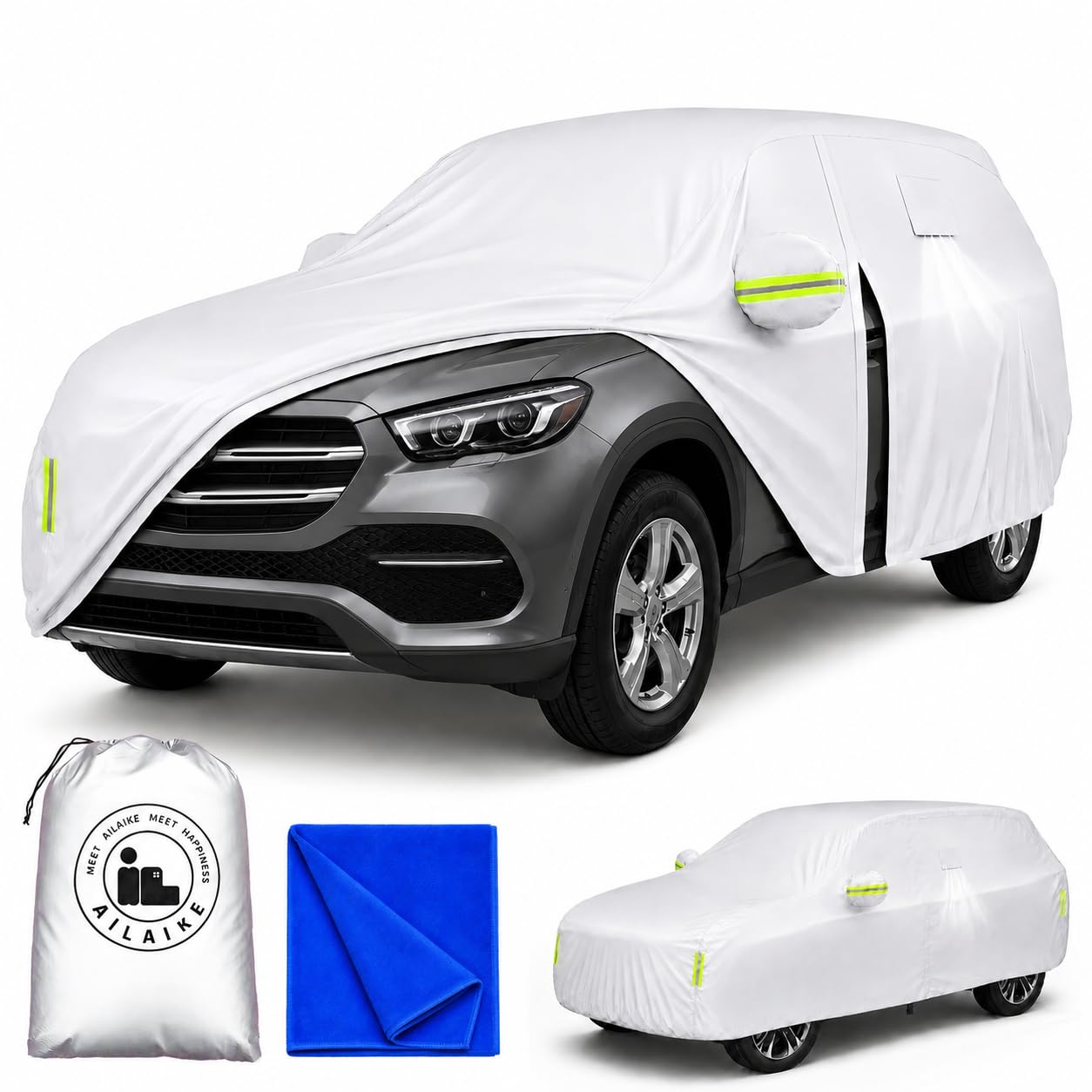 Car Cover Waterproof All Weather Custom Fit for Mercedes GLE.