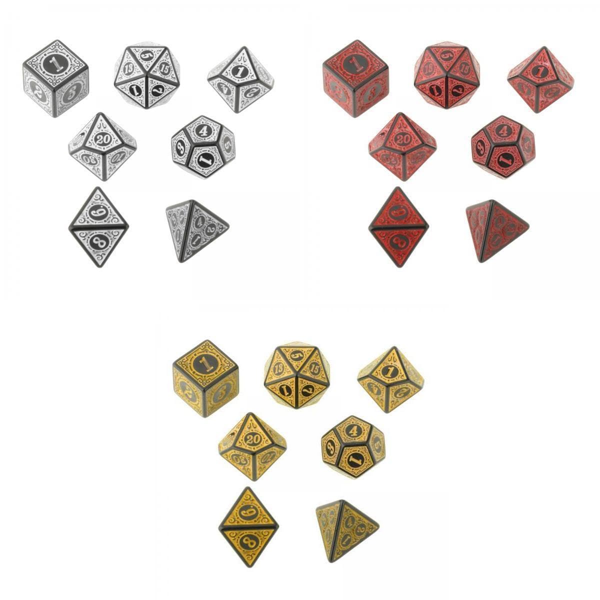Toy Antique Acrylic Polyhedral Dice DND RPG Role Playing Game Toys ; Dungeons & Dragons-image-40