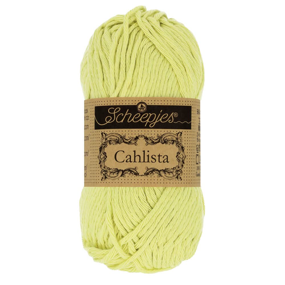 Scheepjes - Scheepjes Cahlista 392 Lime Juice Yarn - 1x50g