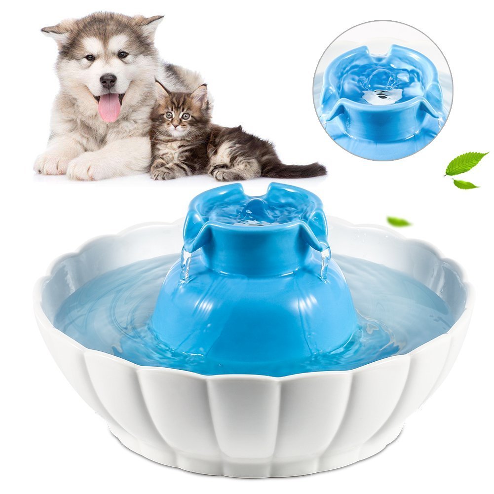 Oumefar Dual Action Pet Drinking Fountain Filters Replacement Water Filters for Dogs 1 Pcs Foam Filters 4 Pcs Premium Cotton Activated Carbon Pet Drinking Fountain Filters - Image 4