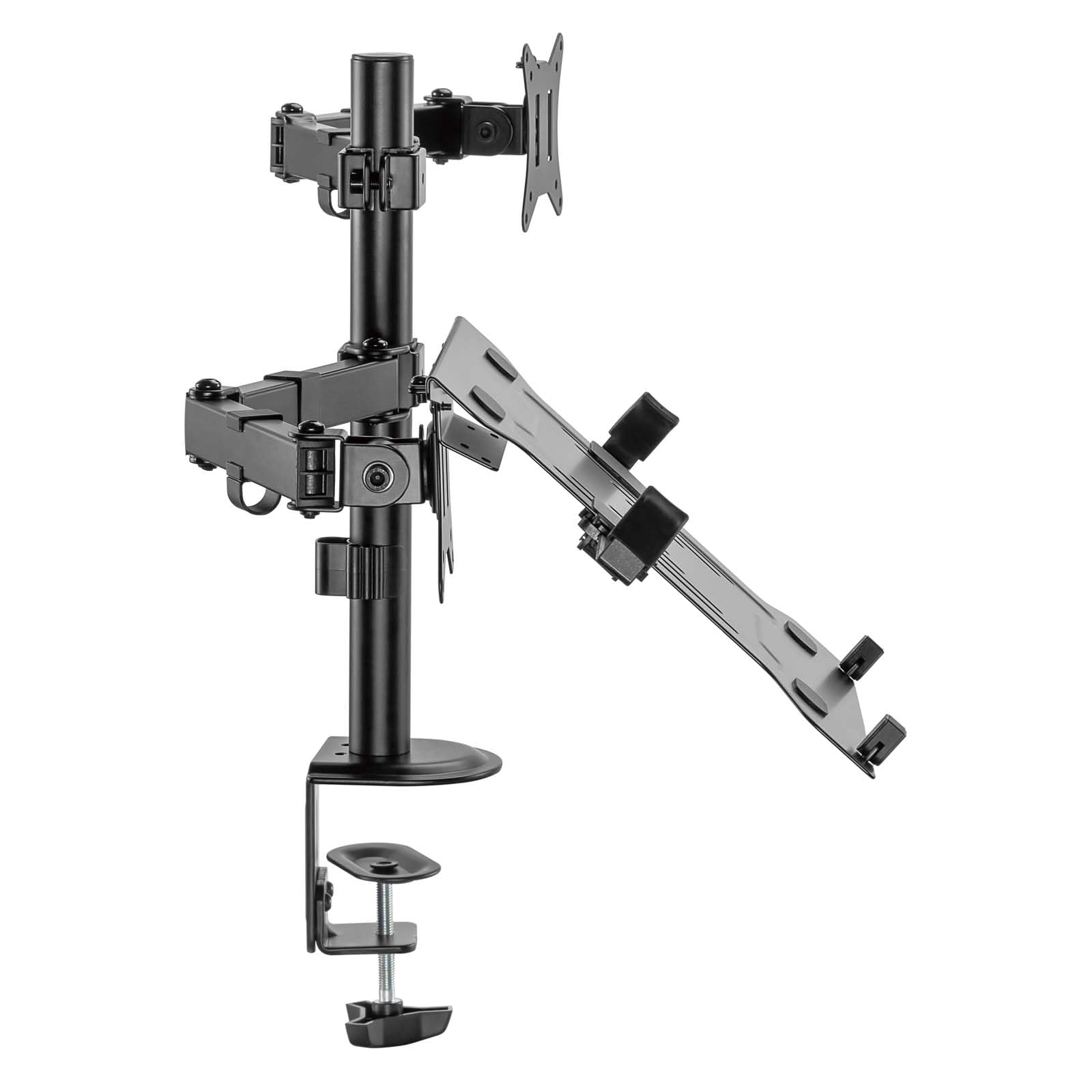 Soporte 2en1 Monitor y Ordenador portátil Soporte Monitor y Notebook Laptop VESA 75x75/100x100