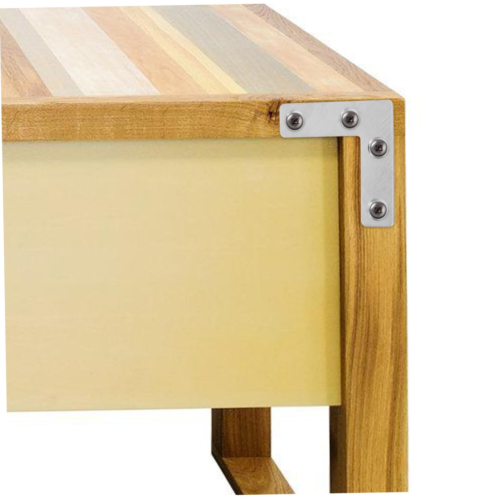 jojofuny 108stücke Edelstahl Förmige Winkelverbinder Für Möbel Schwerlast-winkelhalterungen Optimale Stabilität Für Regale Und Schränke Einfache Installation Rostbeständig