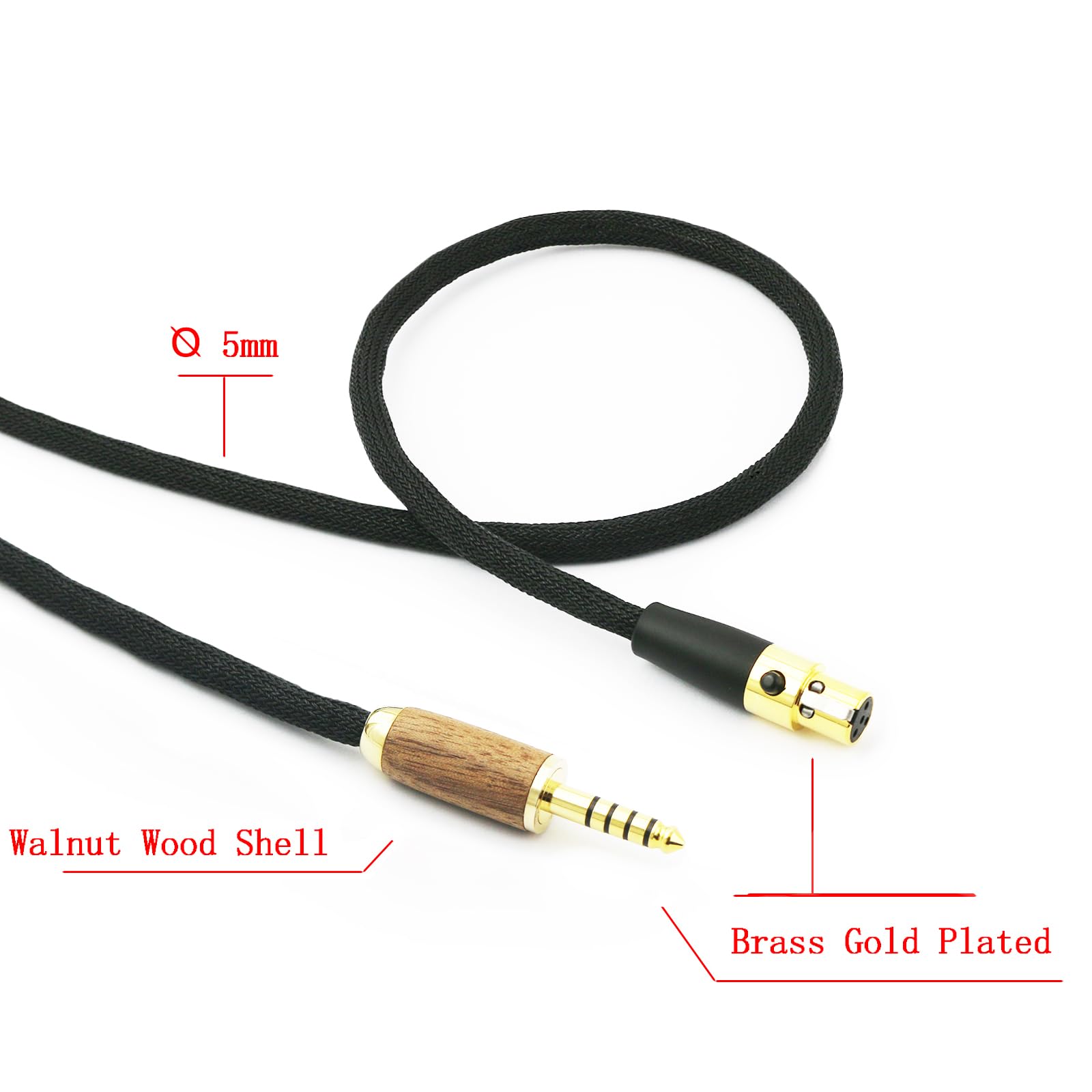 Sennheiser HD490PRO+4.4mmケーブル Amazon.com: NewFantasia Replacement Upgrade Cable 4.4mm