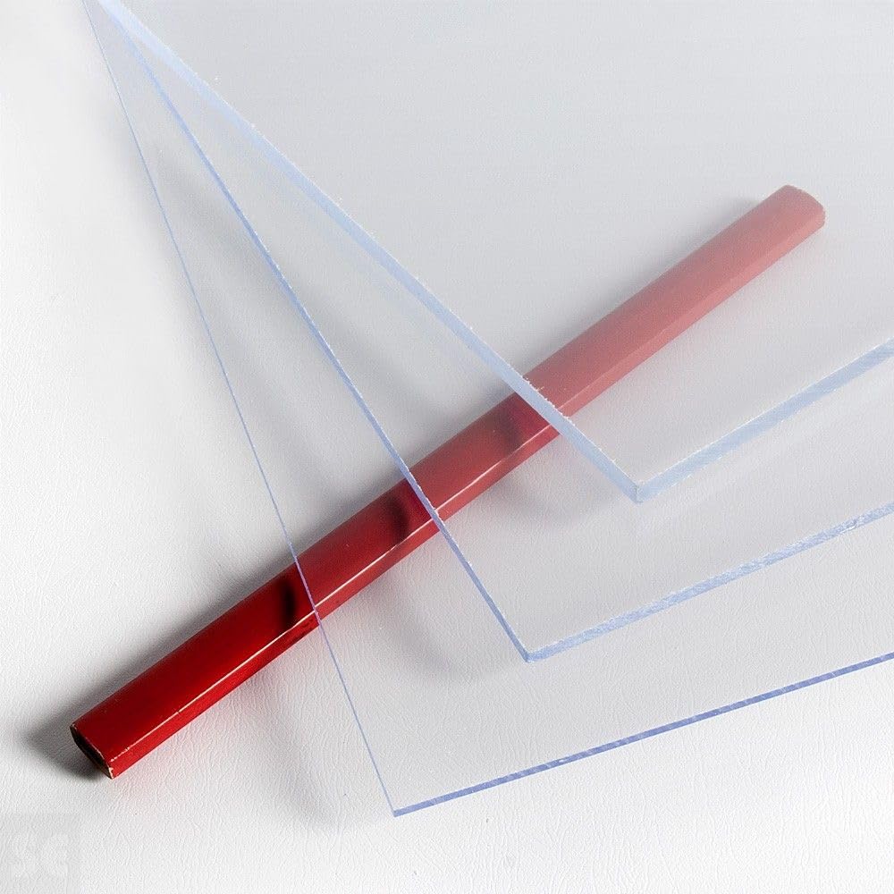Plancha Plástico Rígido Transparente Poliestireno 200x100 cm 5mm
