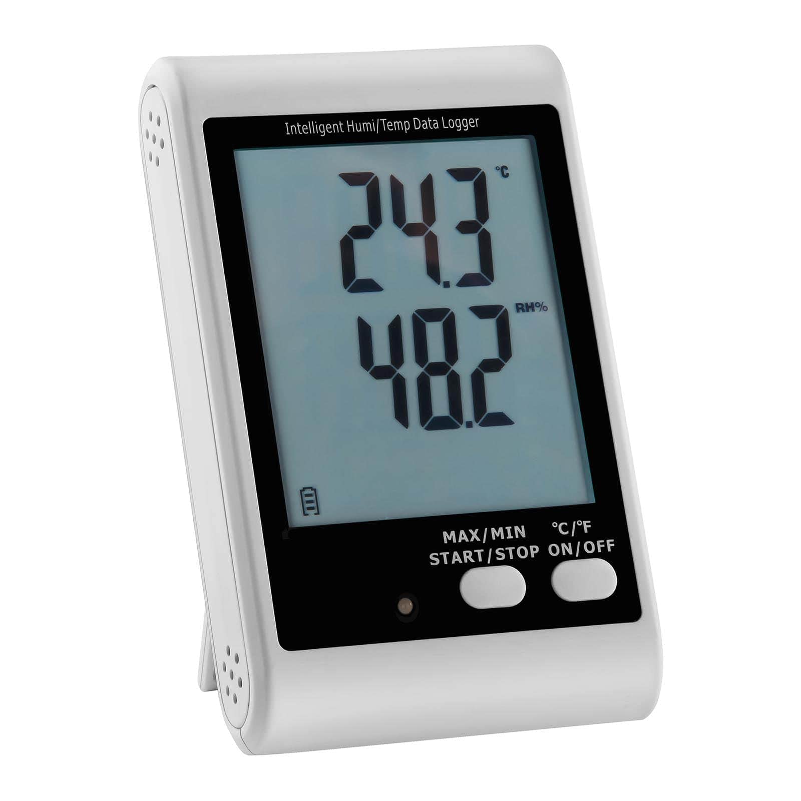 Steinberg Systems Data Logger Para Temperatura y Humedad Datalogger SBS-DL-123E (LCD - de (-40) a +125 °C - de 0 a 100% rH, Sensor externo)