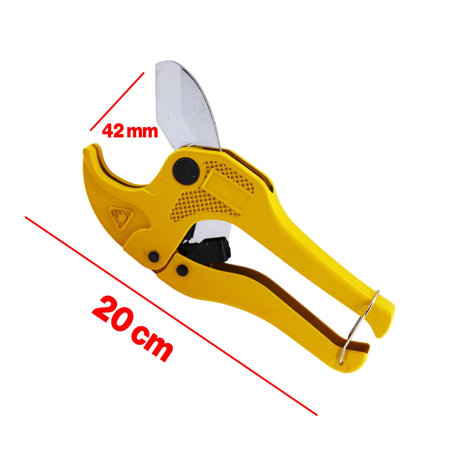 Su Tesisatı PPRC PVC Plastik Boru Kesme 42 mm Otomatik Bahçe Hortum Kesici Makası