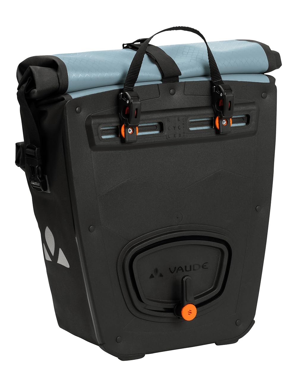 VAUDE Fahrradtaschen für Gepäckträger Aqua Back Plus in blaugrau, 2X Hinterradtasche wasserdicht, Fahrrad Gepäckträgertasche hinten, einfache Befestigung – Made in Germany